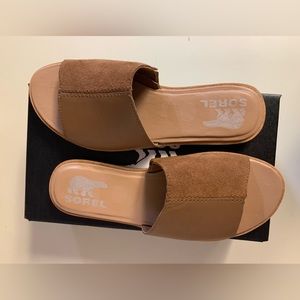 Sorel Ella II Block Slide Flat Sandal